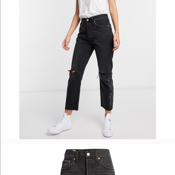 Levi’s 501 Straight Cropped - Picture 3 of 4